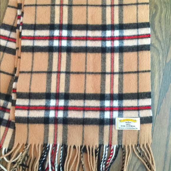 James Pringle Weavers Other - James Pringle Weavers Camel Thomson tartan plaid novachec rectangle fringe scarf